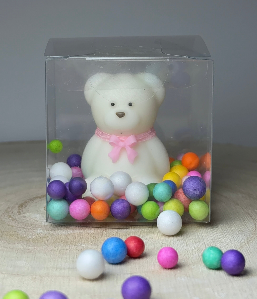 Vela decorativa mini oso