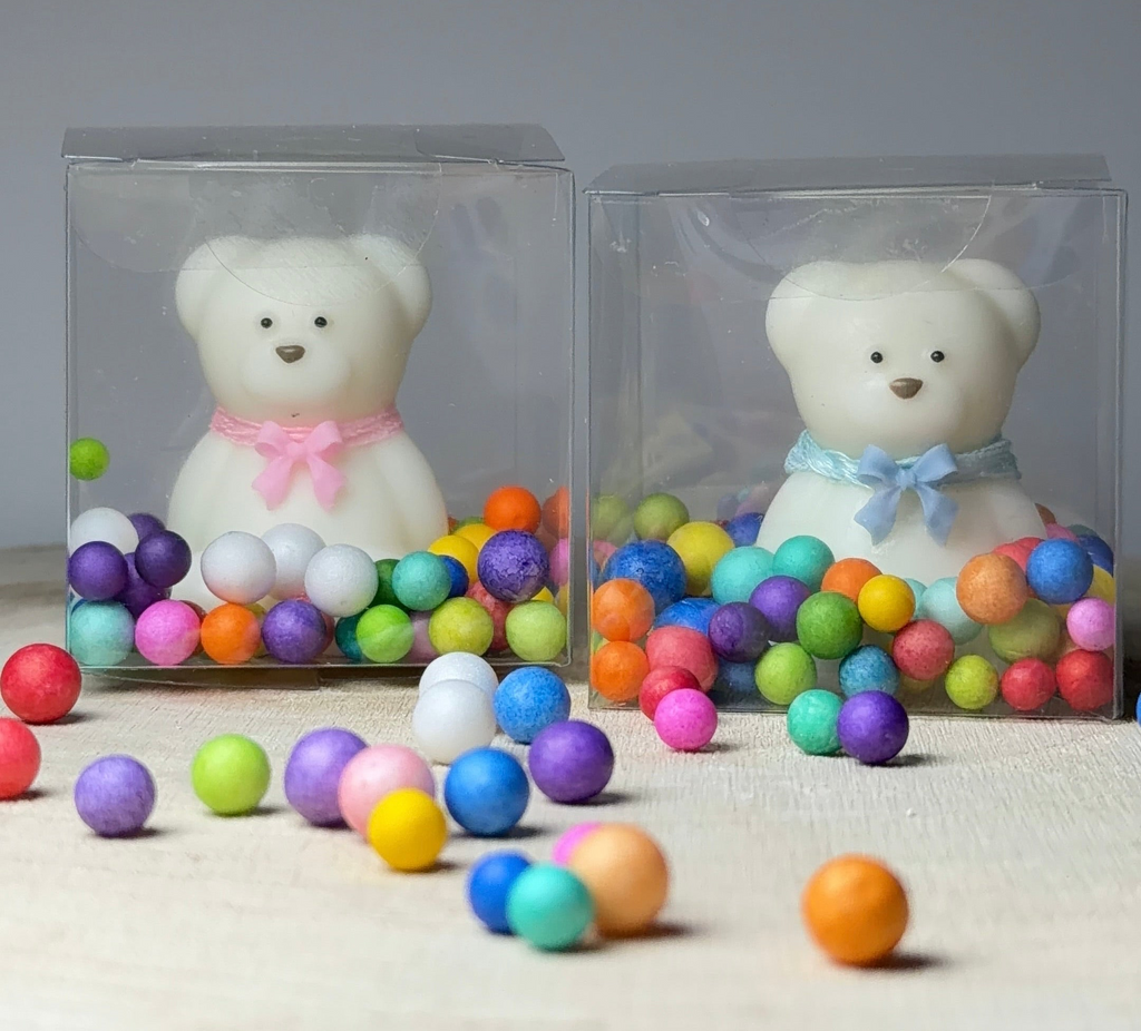 Vela decorativa mini oso