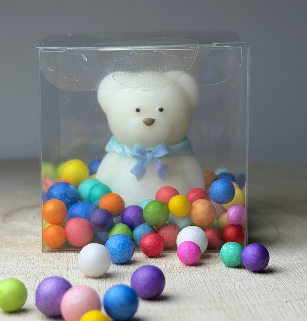 Vela decorativa mini oso
