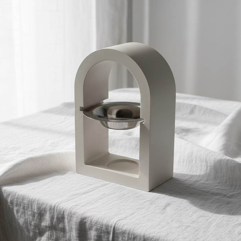 Quemador Wax melts “Arco” - hecho a mano