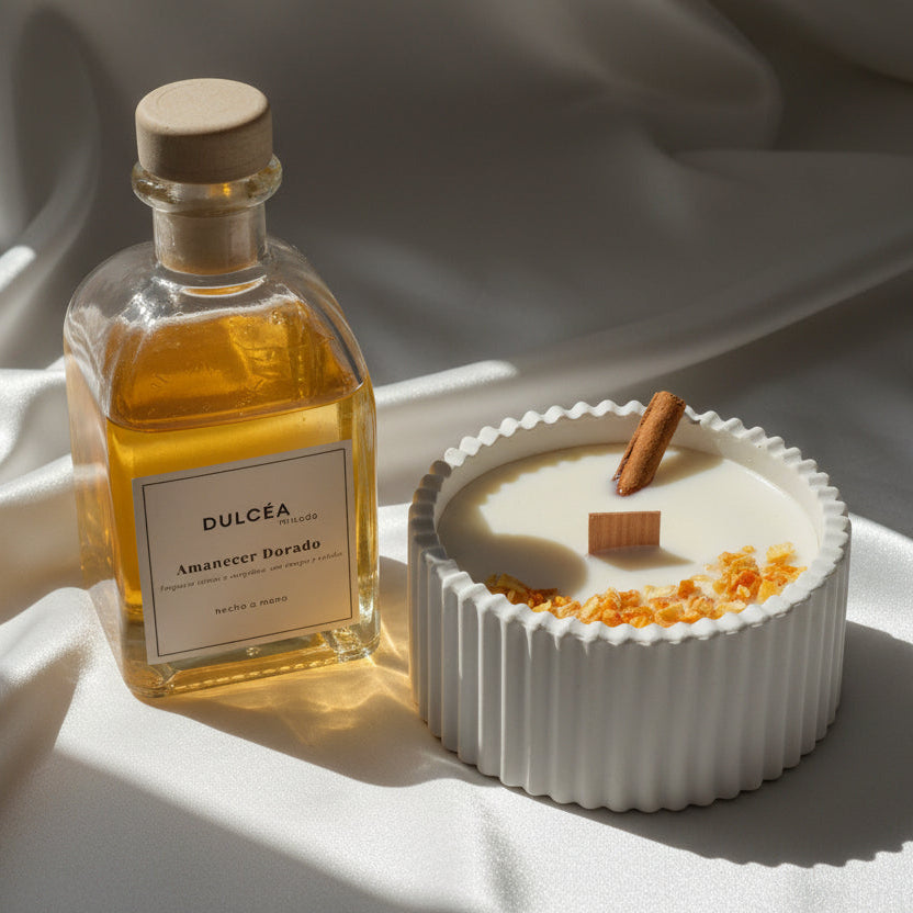 Pack vela aromática  & mikado